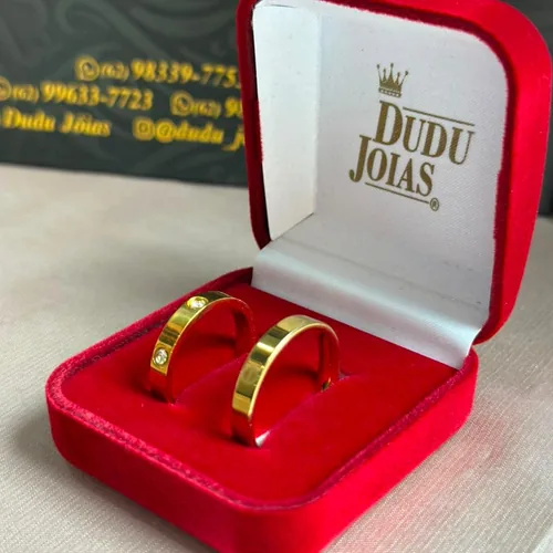 Alianças de ouro 18k